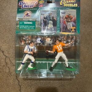 Starting Lineup Classic Doubles Action Figures - Blue and Orange